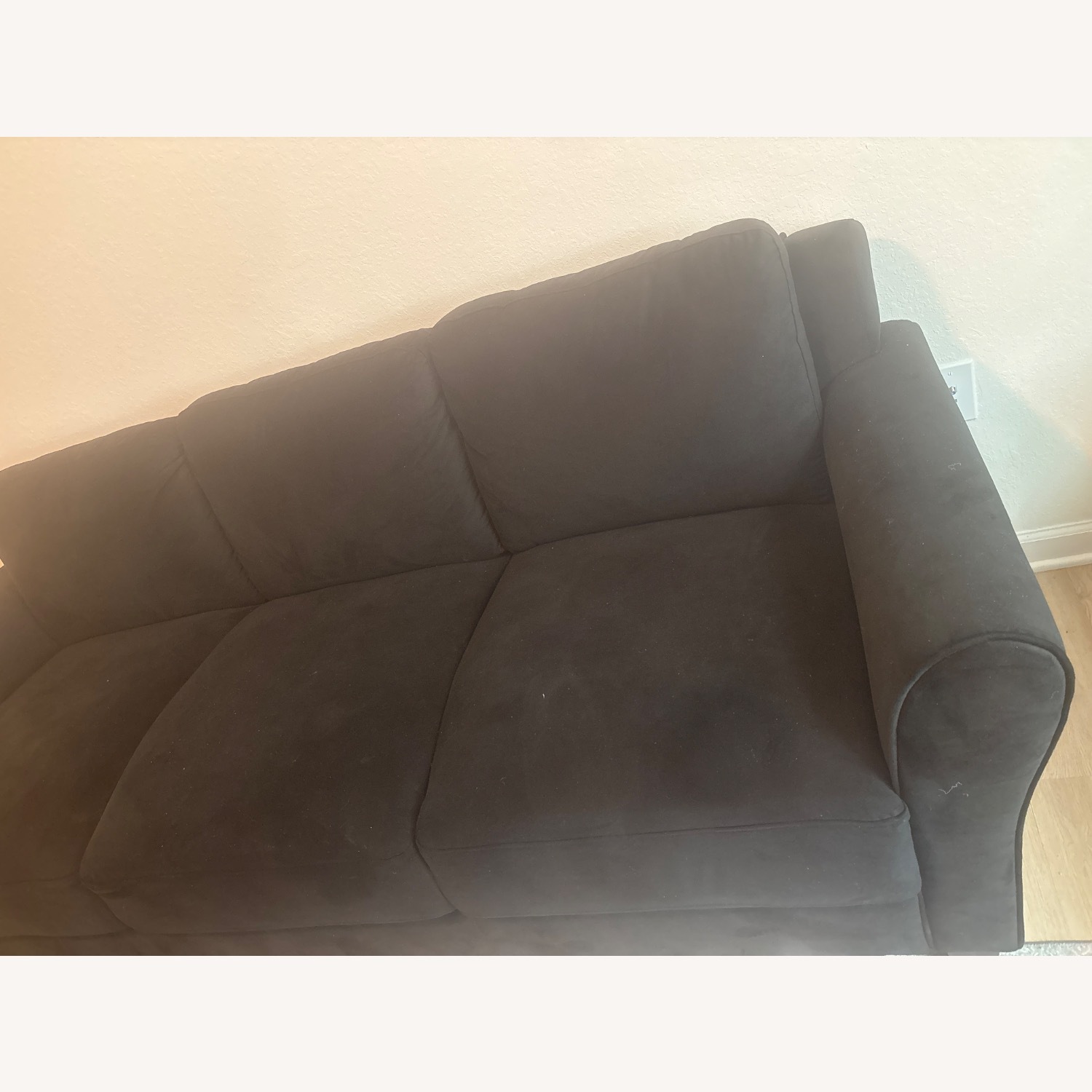 Black 3-Seater Sofa - image-3