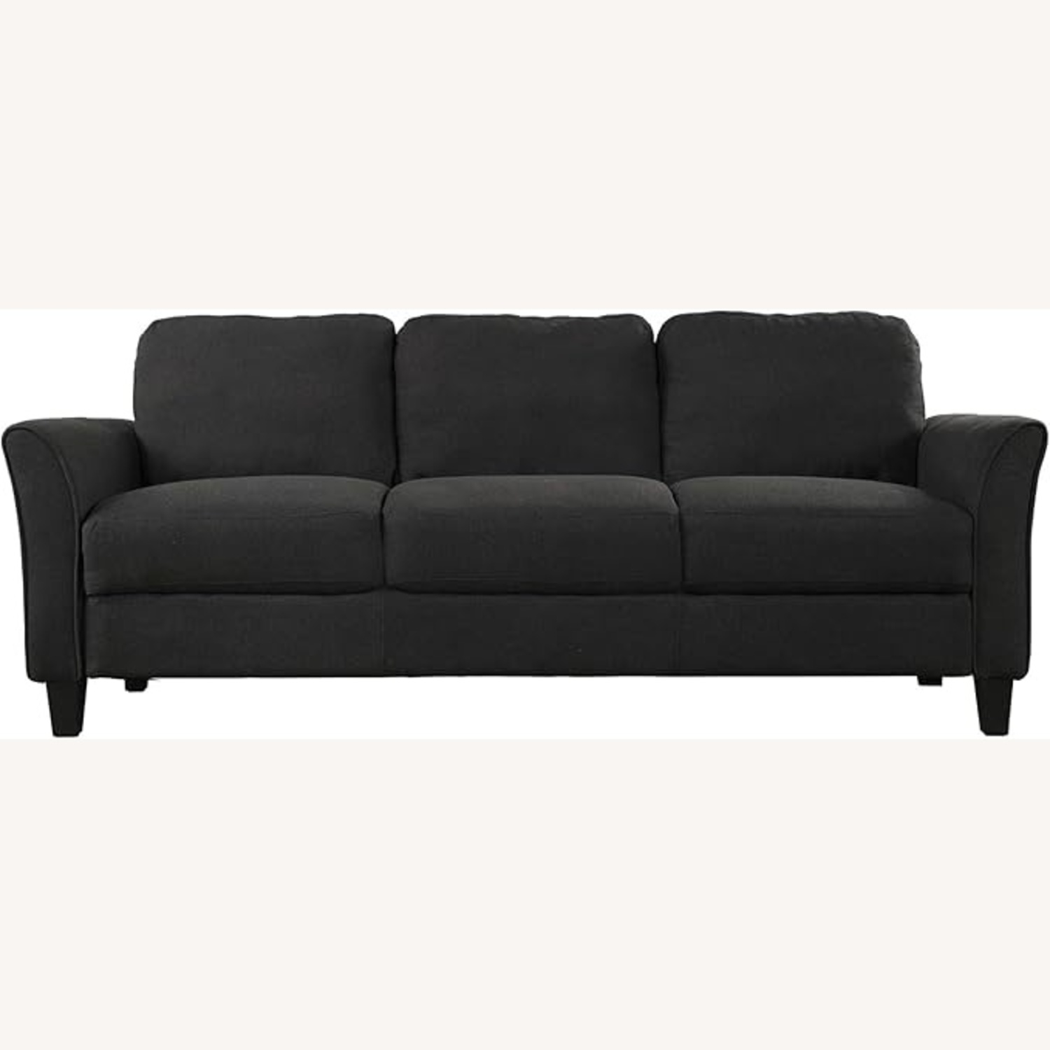 Black 3-Seater Sofa - image-6