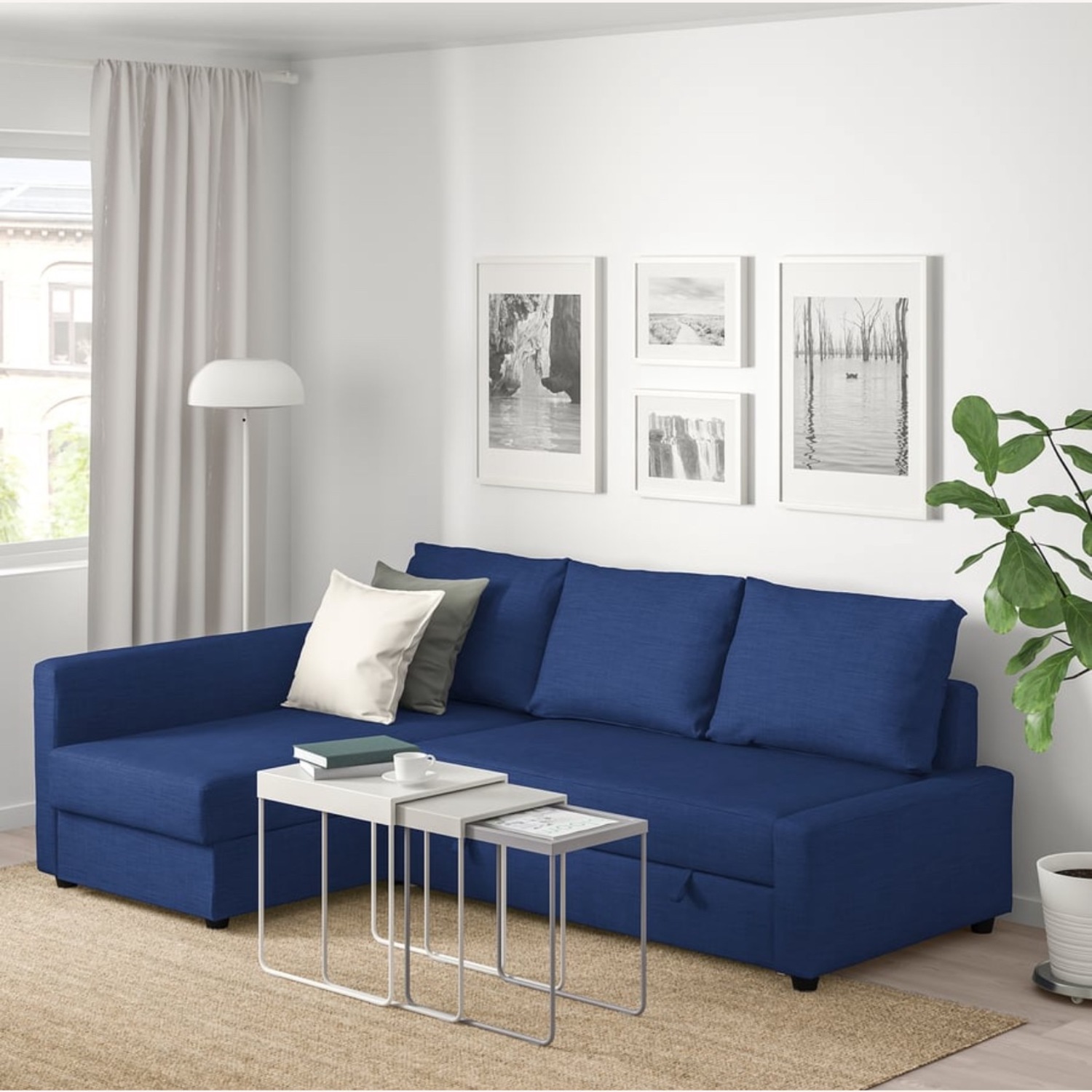 [BIMALA様] IKEA FRIHETEN  千葉県船橋市直引取り限定 Ikea Friheten Sleeper Sofa w/ Storage in Grey - AptDeco