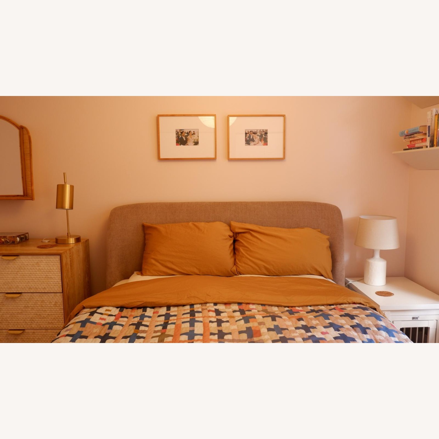 West Elm Lana Upholstered Storage Bed - image-1