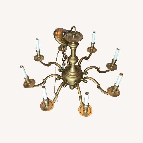 Used Brass Chandelier for sale on AptDeco