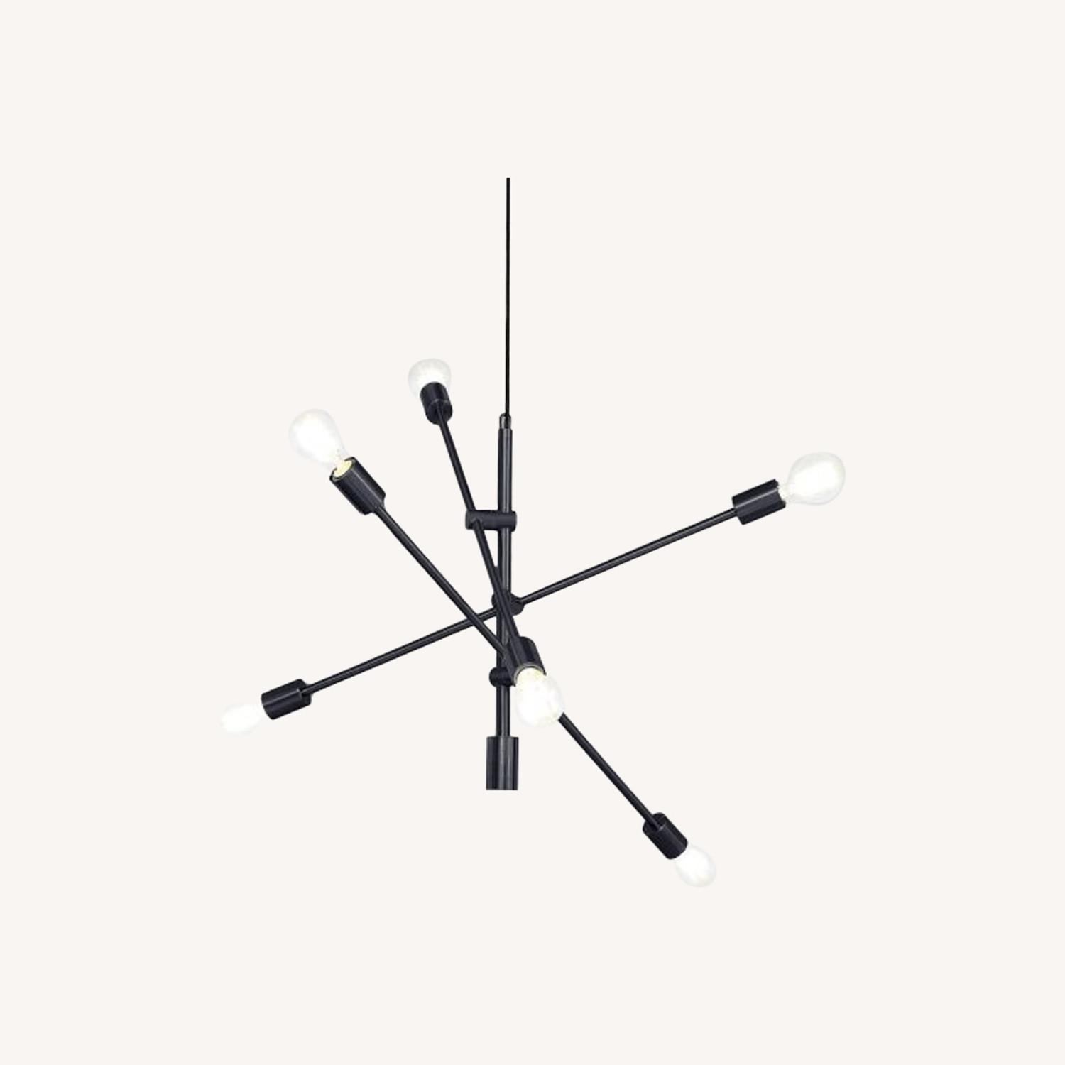 West Elm Modern Sputnik Style 6-Light Chandelier - image-0