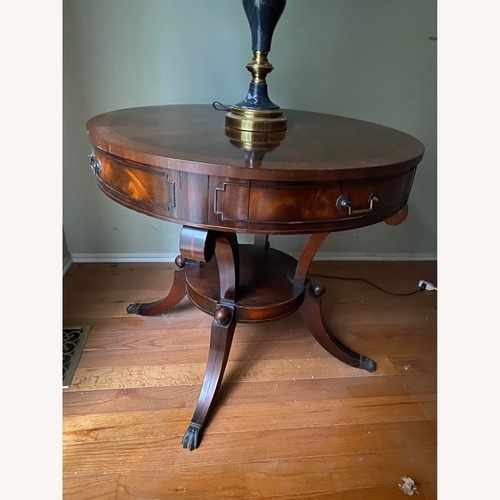 Used Antique Side Drum Table for sale on AptDeco