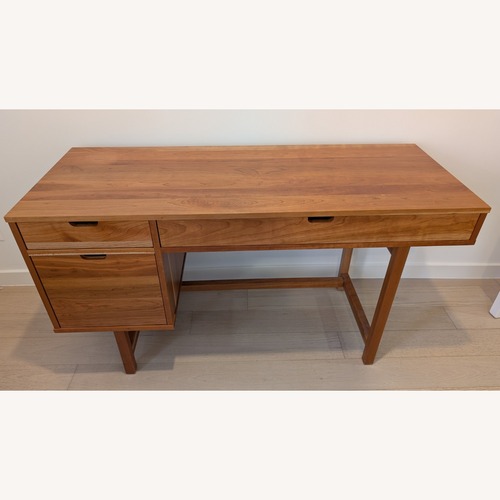 Used Room & Board Cherry Wood Work Desk for sale on AptDeco