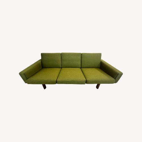 Used Hans Wegner Teak Getama Green MCM Couch for sale on AptDeco