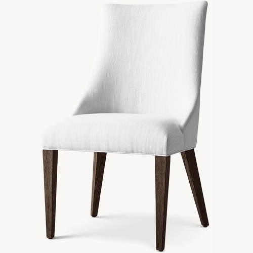 Used Restoration Hardware Ella Fabric Dining Chairs (4) for sale on AptDeco