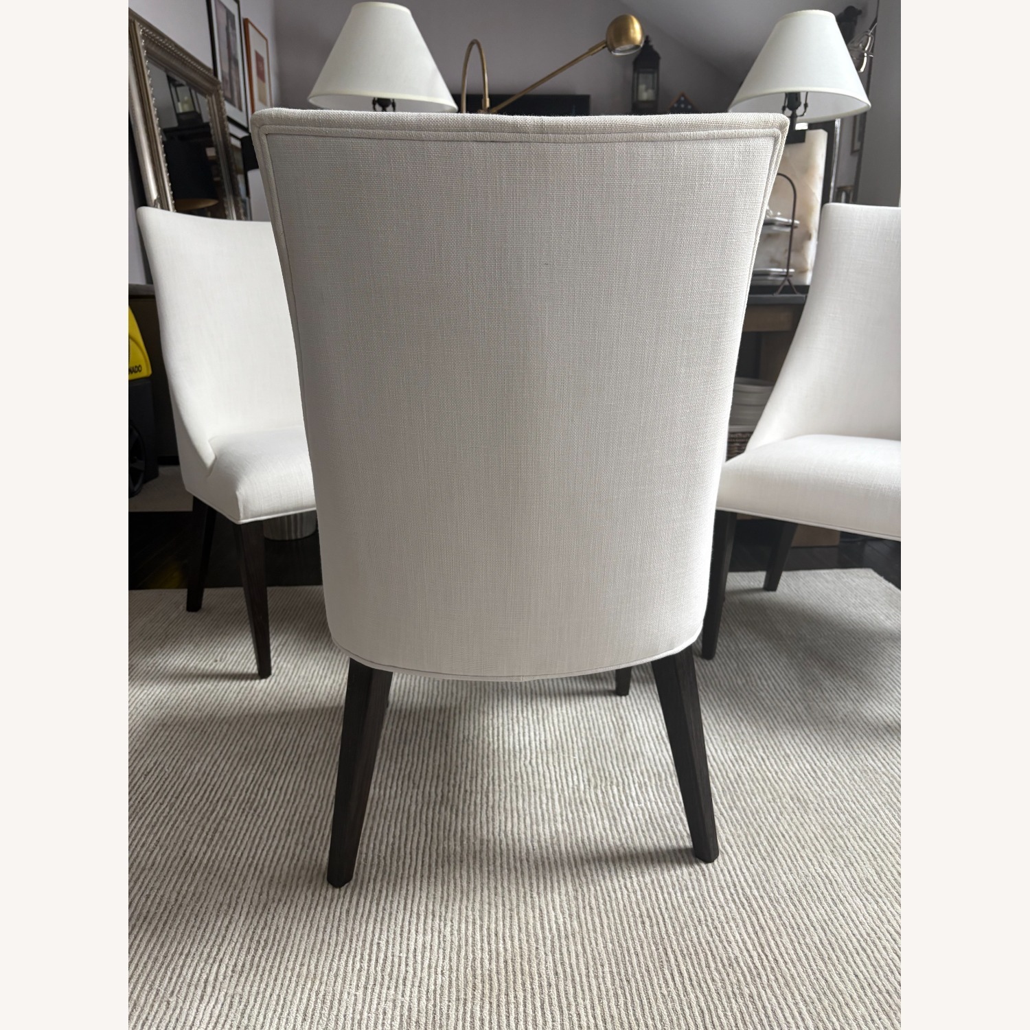 Restoration Hardware Ella Fabric Dining Chairs (4) - image-6