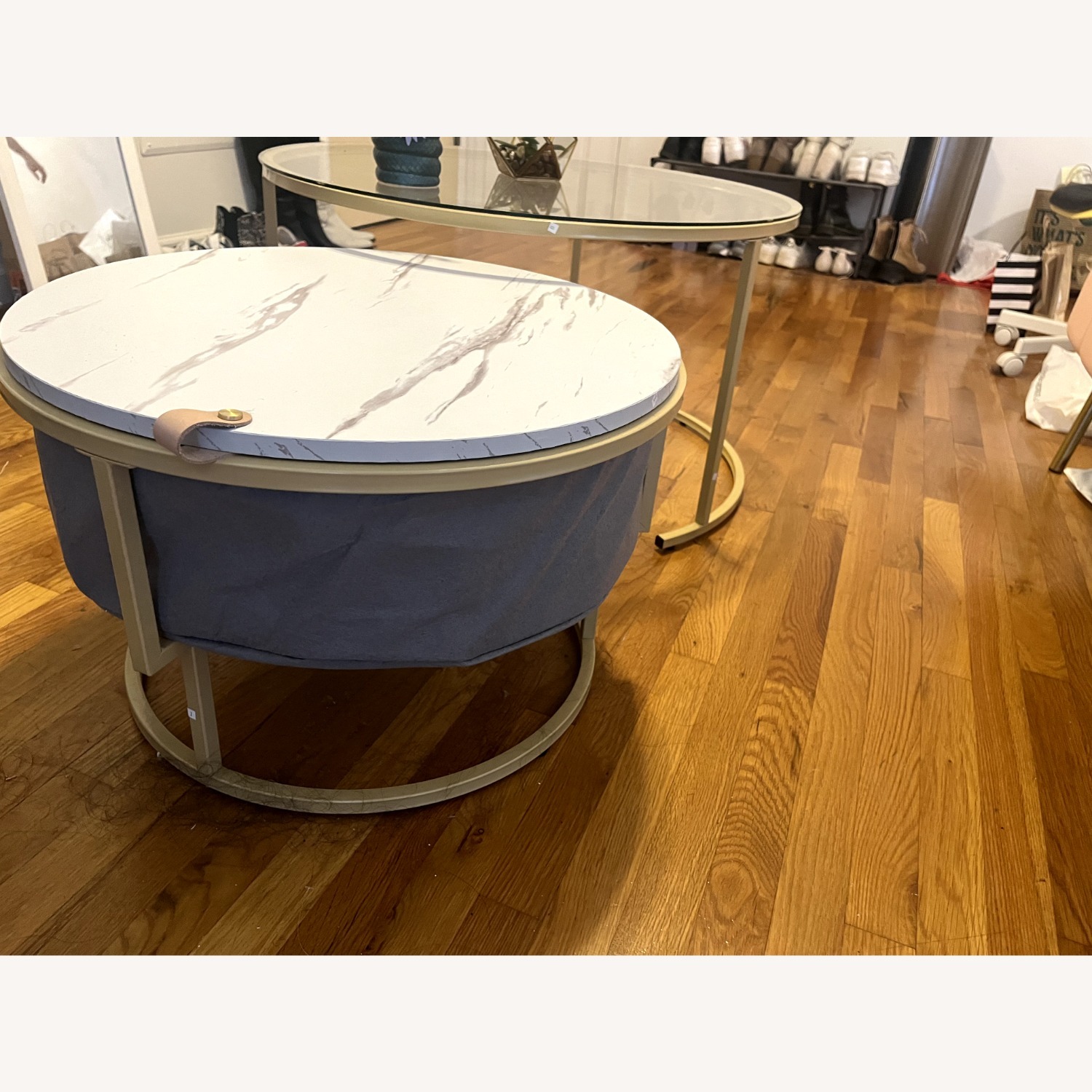 Glass Nesting Coffee Table - image-3