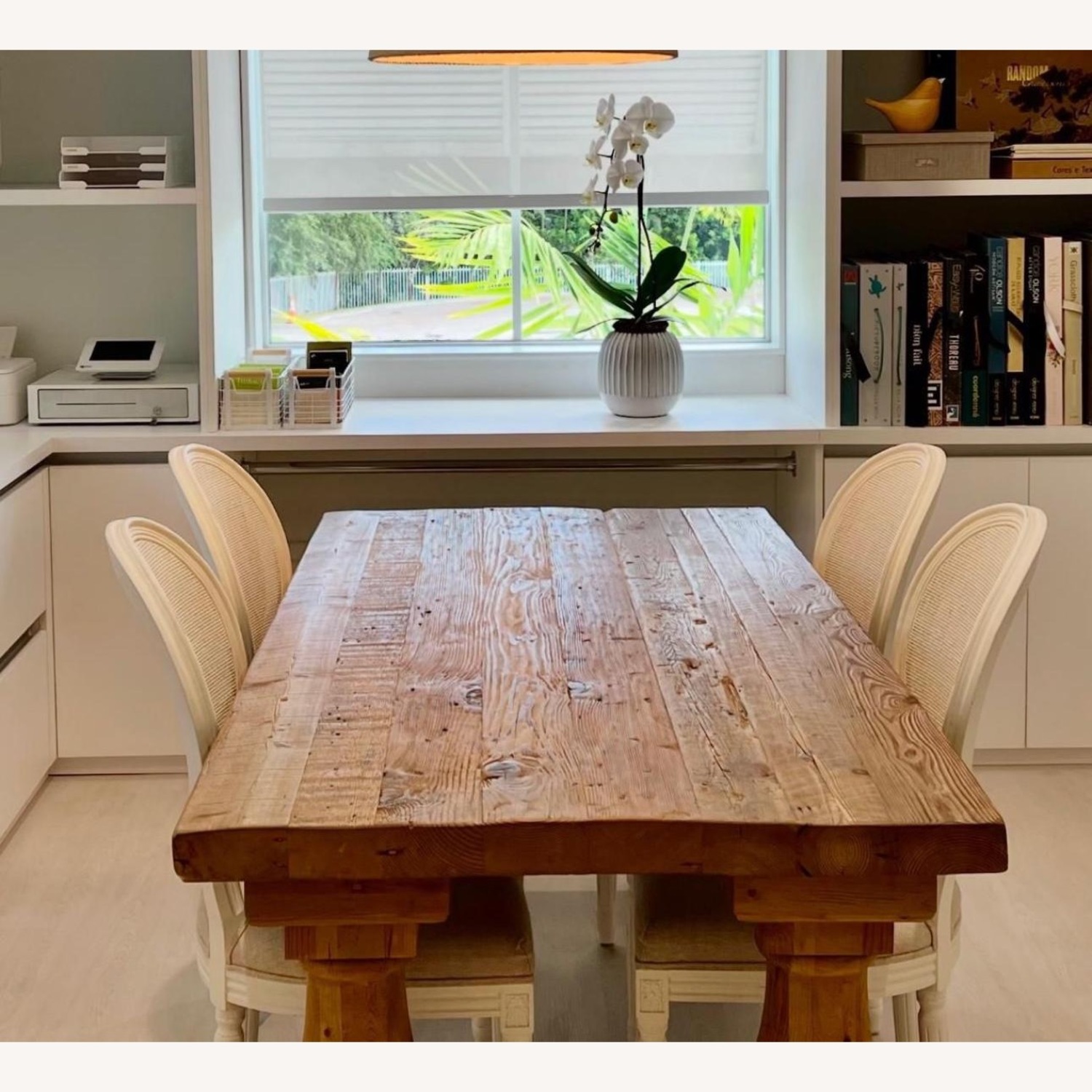 Andrew Martin Solid Wood Dining Table Seats 6 - image-2