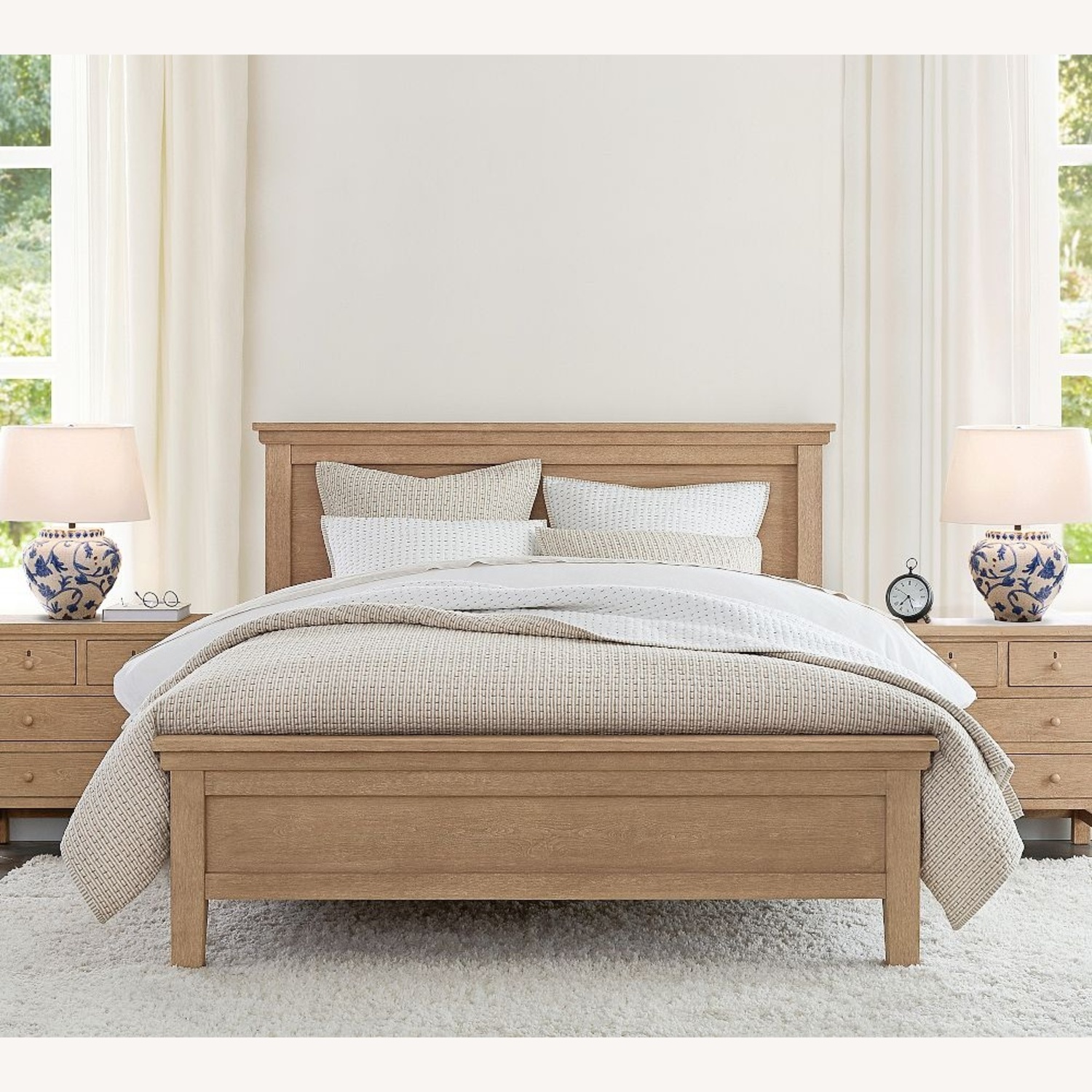 Pottery Barn Queen Farmhouse Bed Frame - image-5
