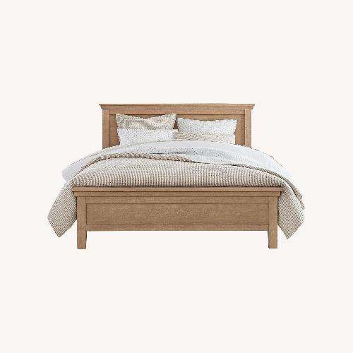 Used Pottery Barn Queen Farmhouse Bed Frame for sale on AptDeco