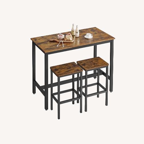 Used Dining Table with Bar Stools for sale on AptDeco