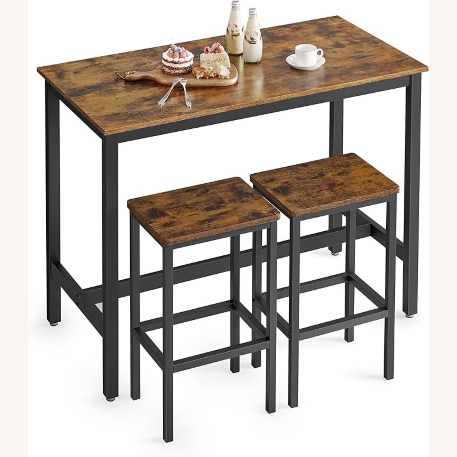 Dining Table with Bar Stools - image-4