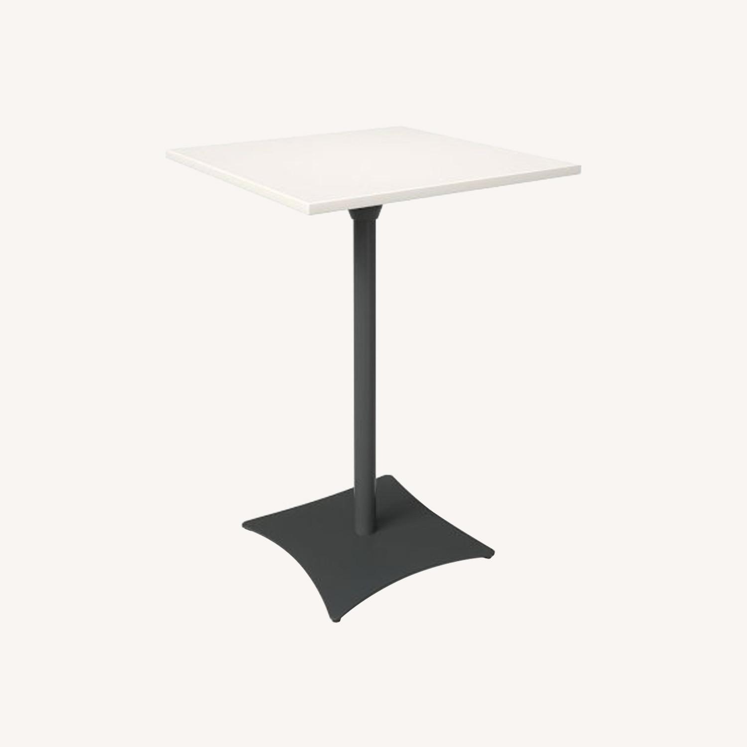 West Elm Simii Scene Table with 3 Stools - image-0
