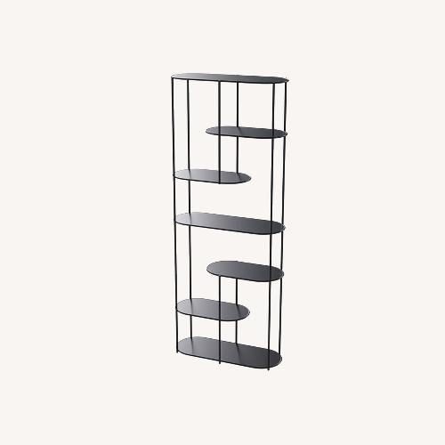 Used Midnight Black Vertical Etagere Shelf for sale on AptDeco