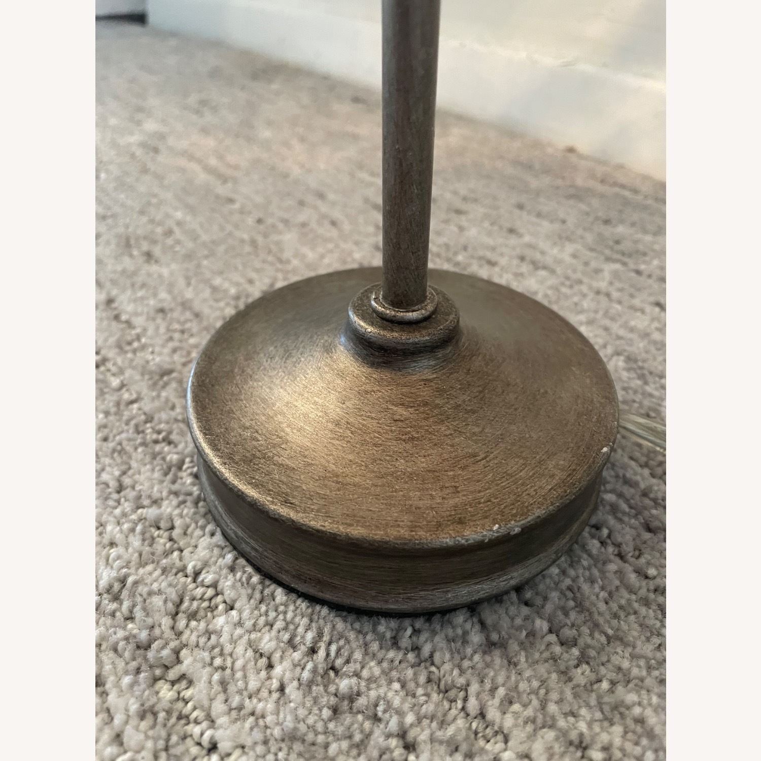 RH Baby and Child Glass and Pewter Lamp - image-8