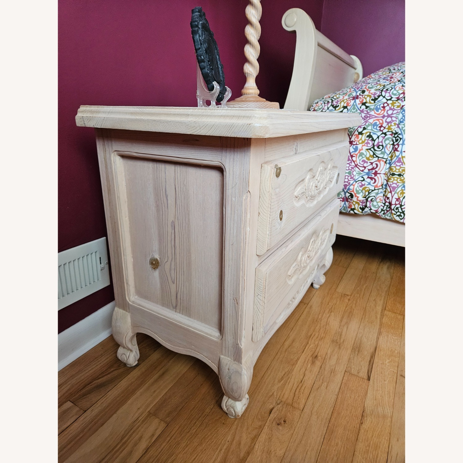 Natural Pine Nighstand - image-2