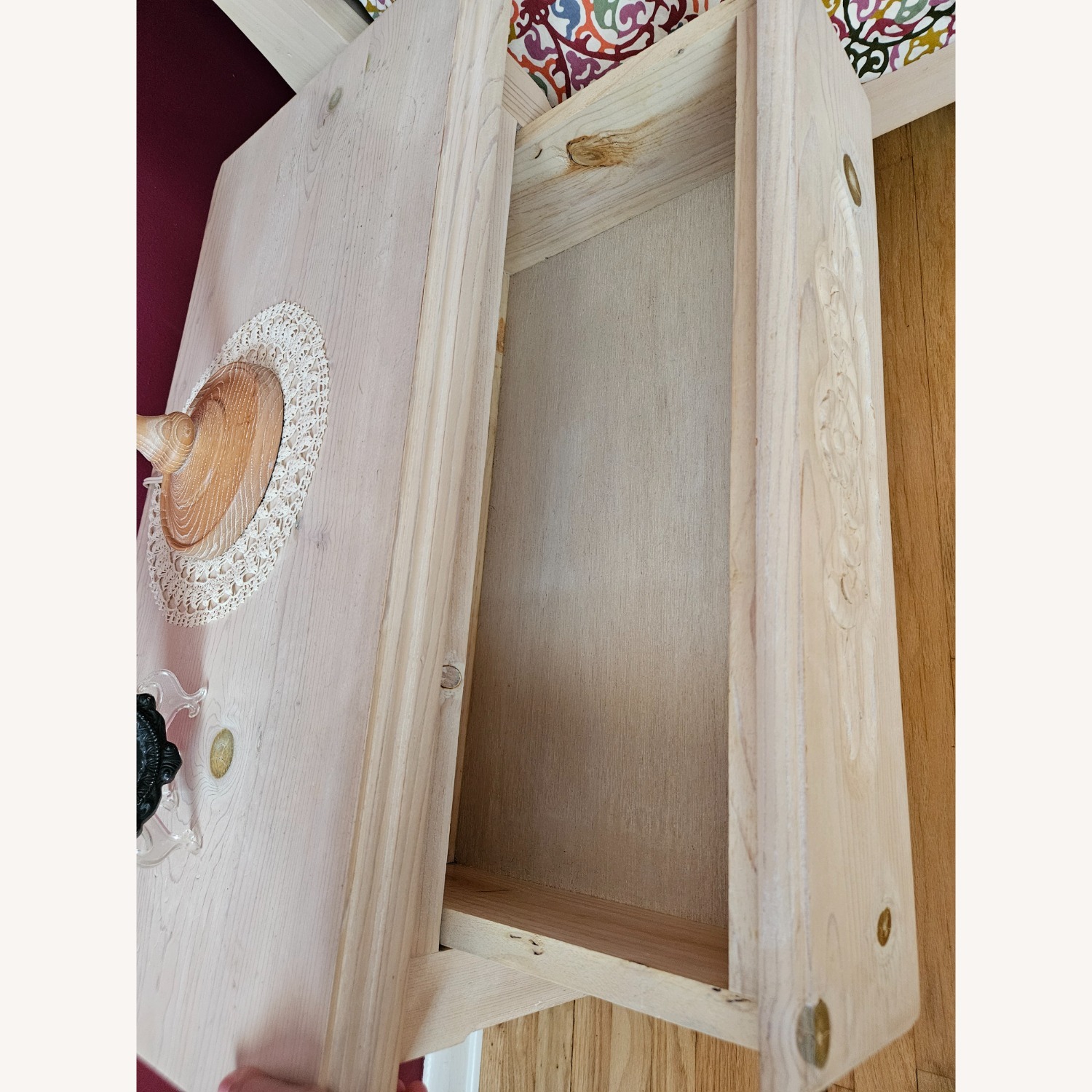 Natural Pine Nighstand - image-3