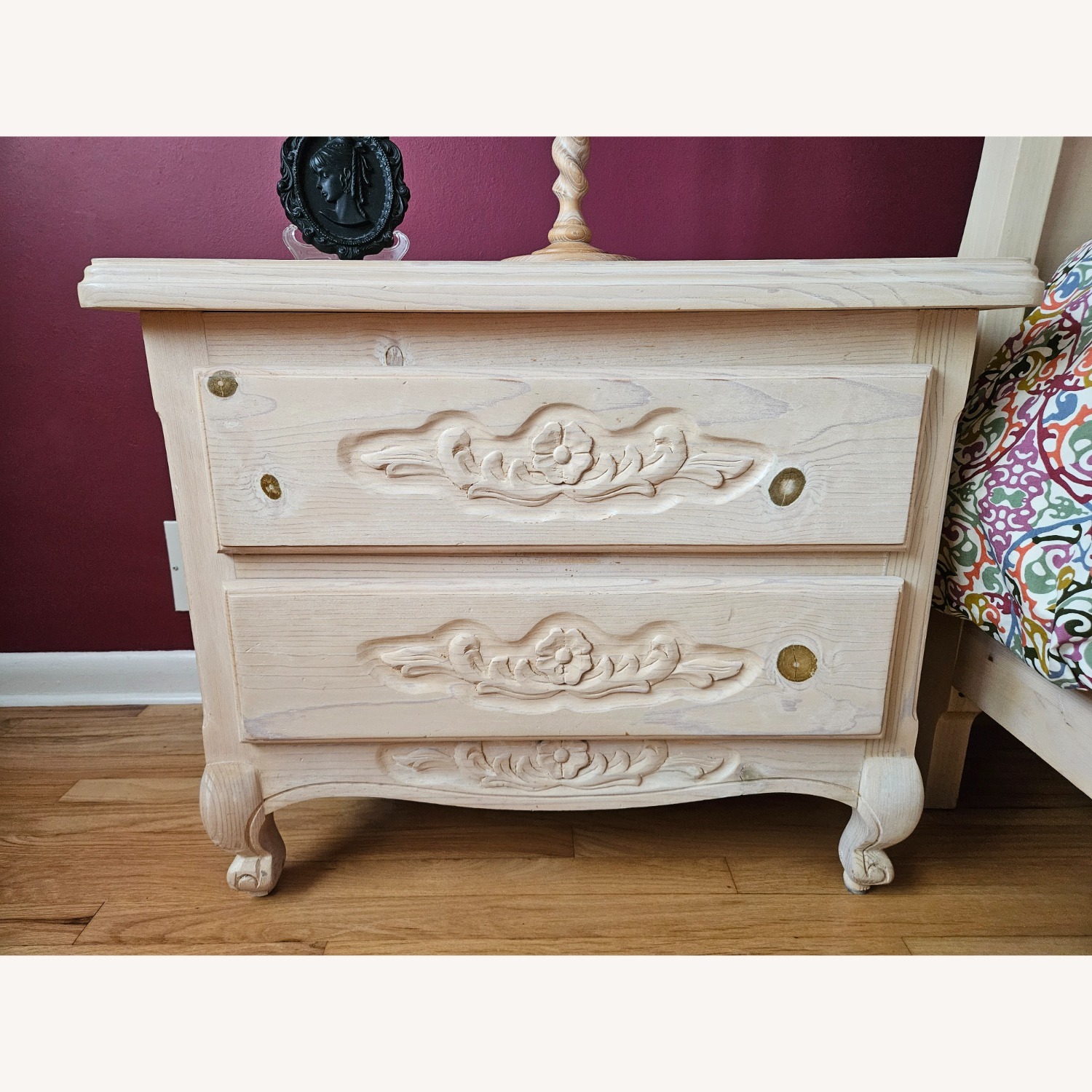 Natural Pine Nighstand - image-1