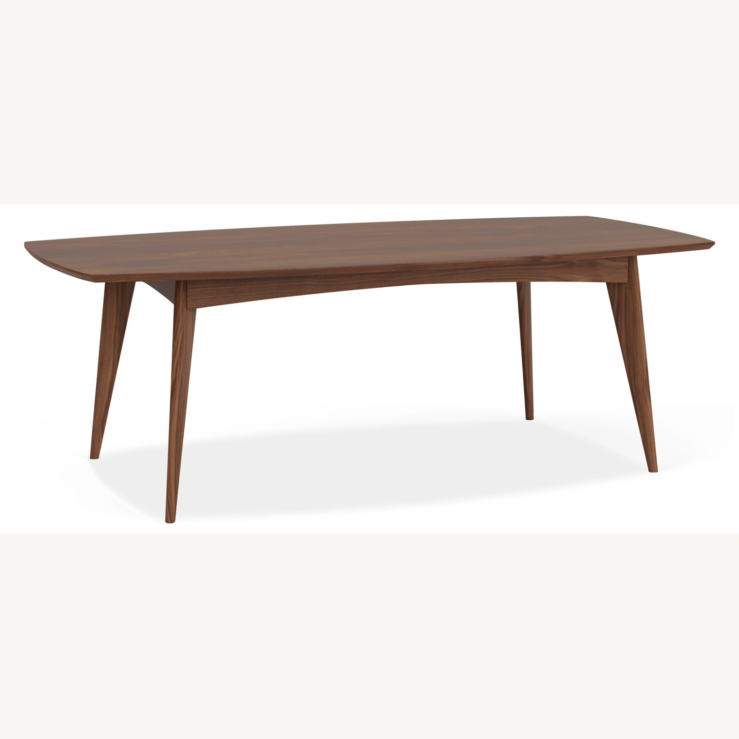Room & Board Ventura Walnut Wood Mid Century Modern Dining Room Table - image-9