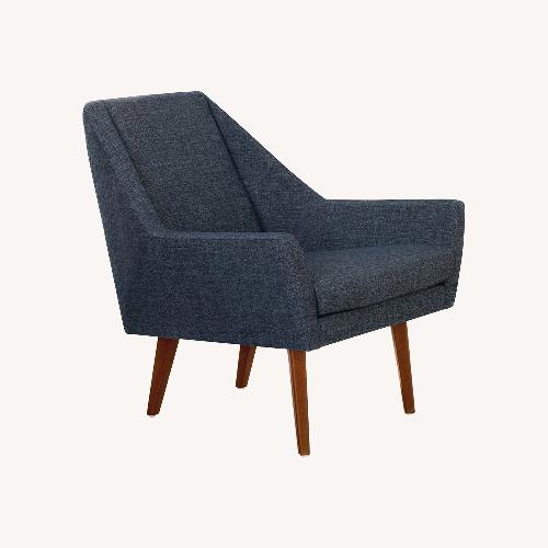 Used Article Angle 33 Lounge Chair  Denim Blue for sale on AptDeco