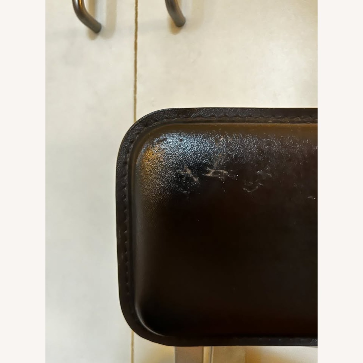 DWR Lina Leather Folding Chairs MCM - image-1