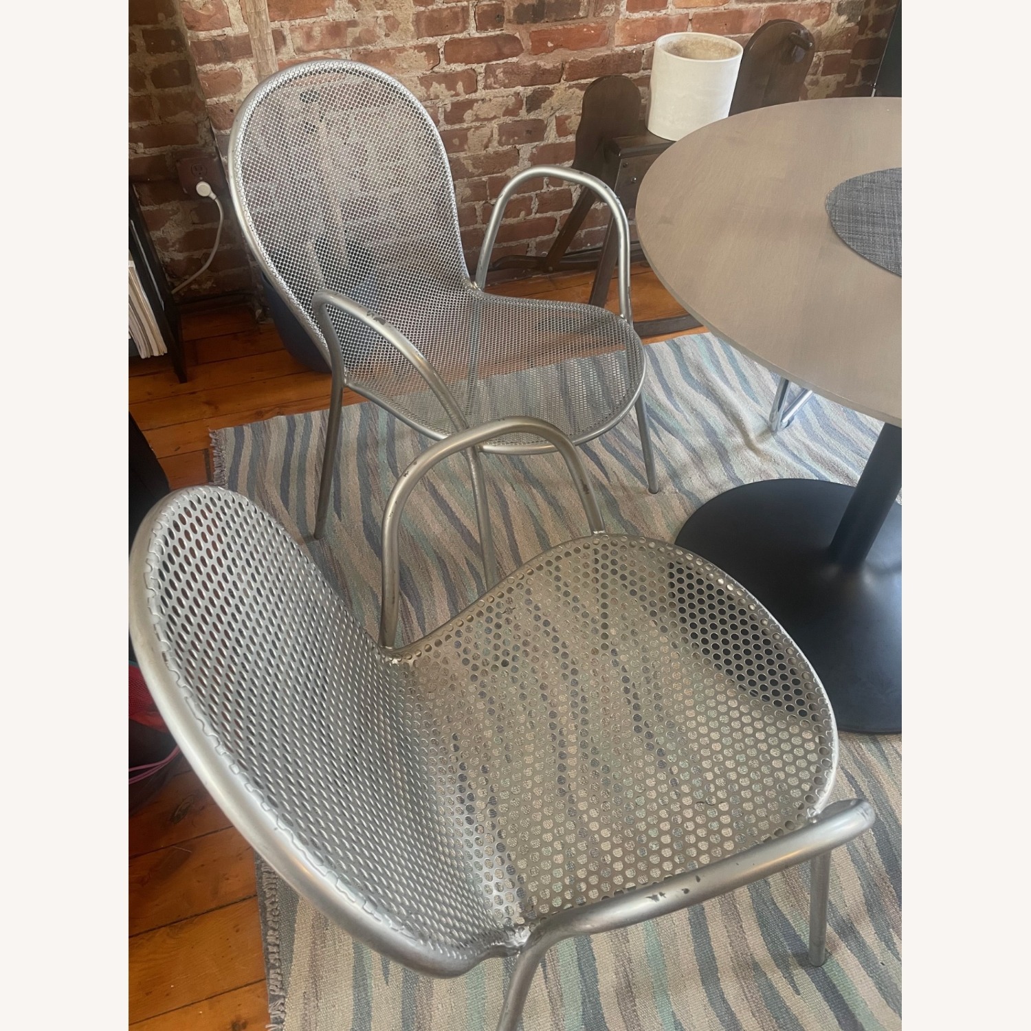 Metal Dining Indoor or Outdoor Chairs 2 - image-2