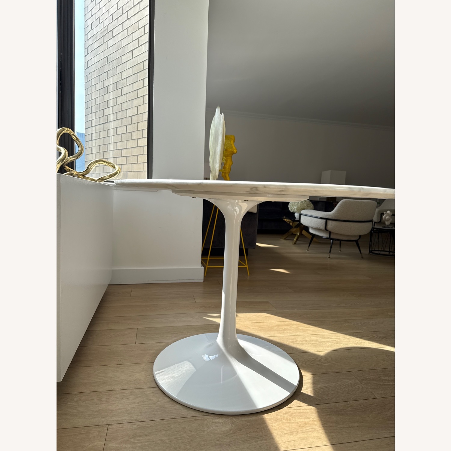 Modway Lippa Oval Marble Dining Table - image-3