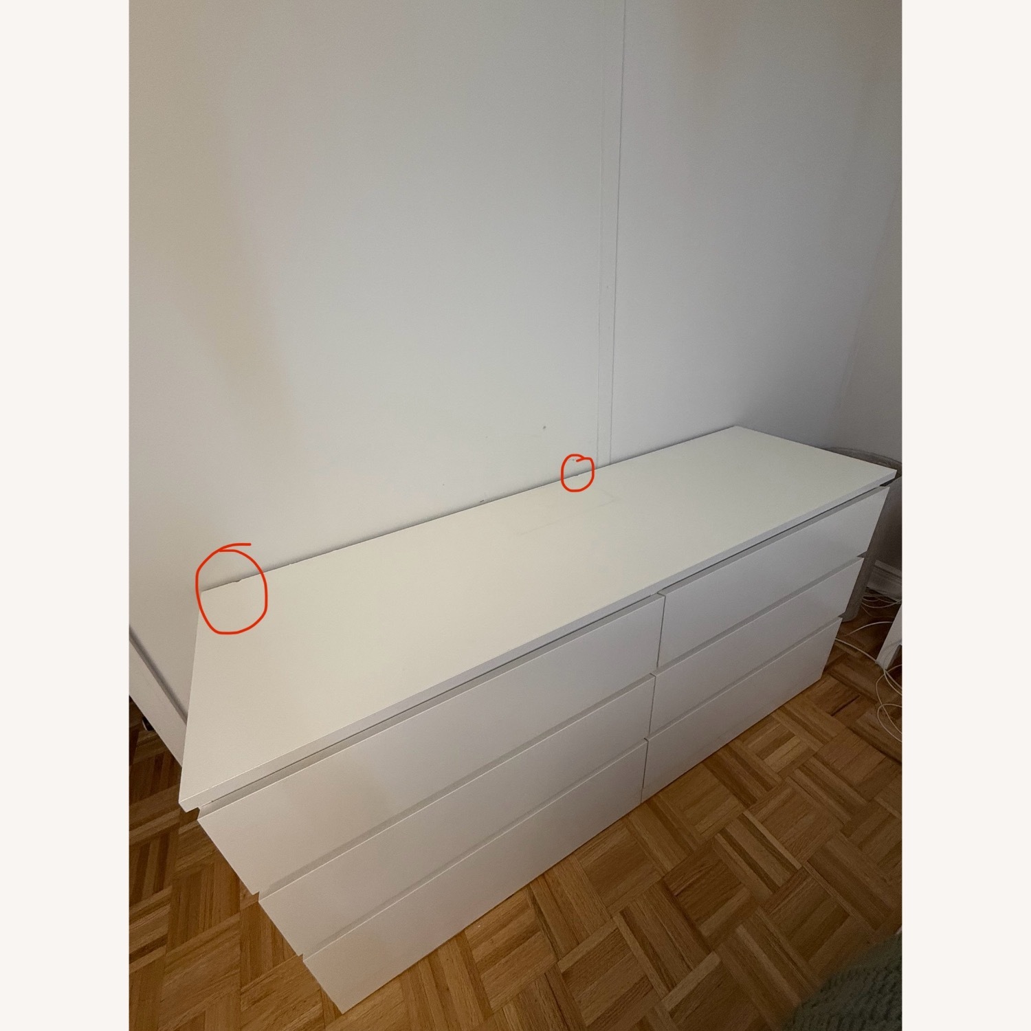 Ikea White Dresser. - image-2