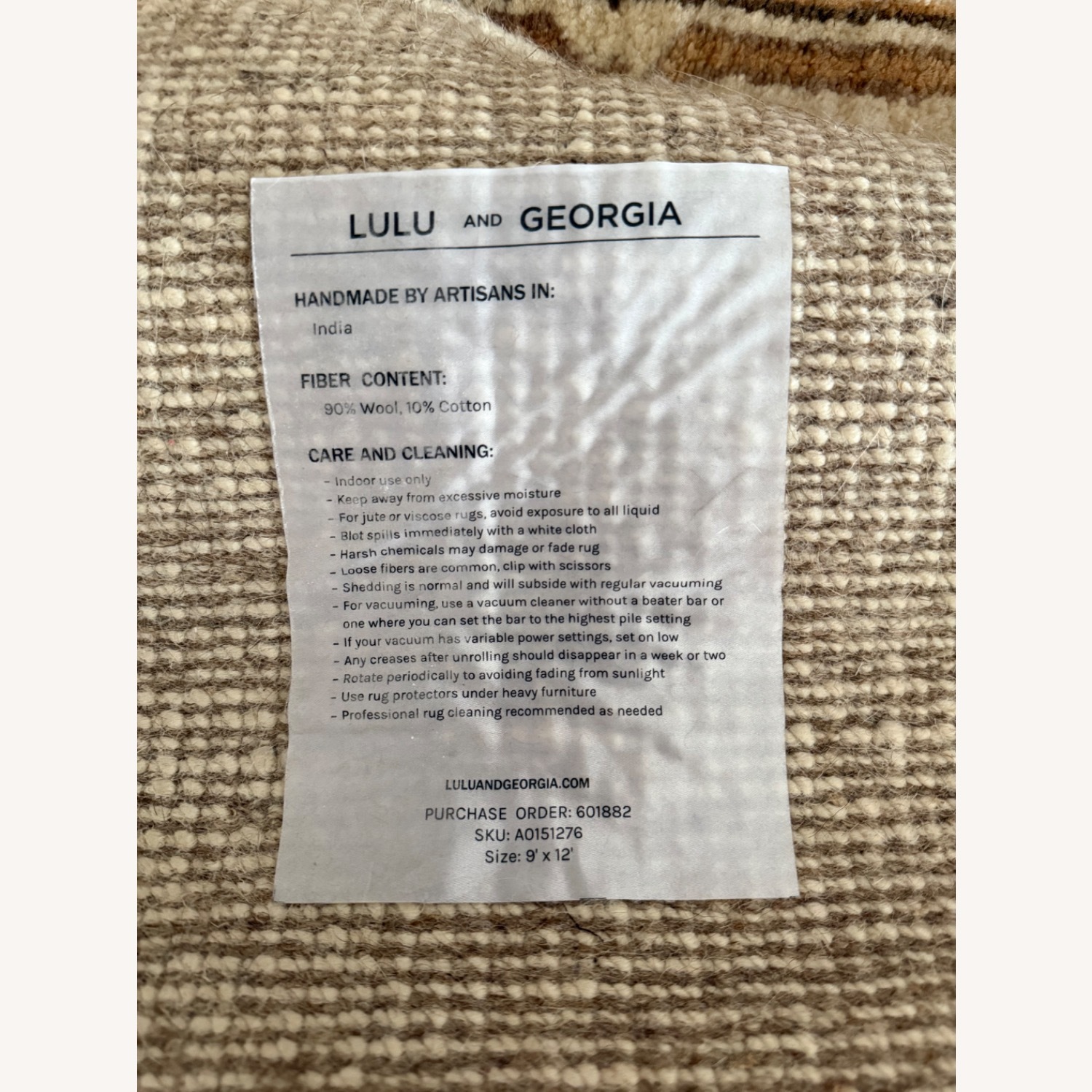 Lulu & Georgia Maleena Hand Knotted Wool Rug - image-4