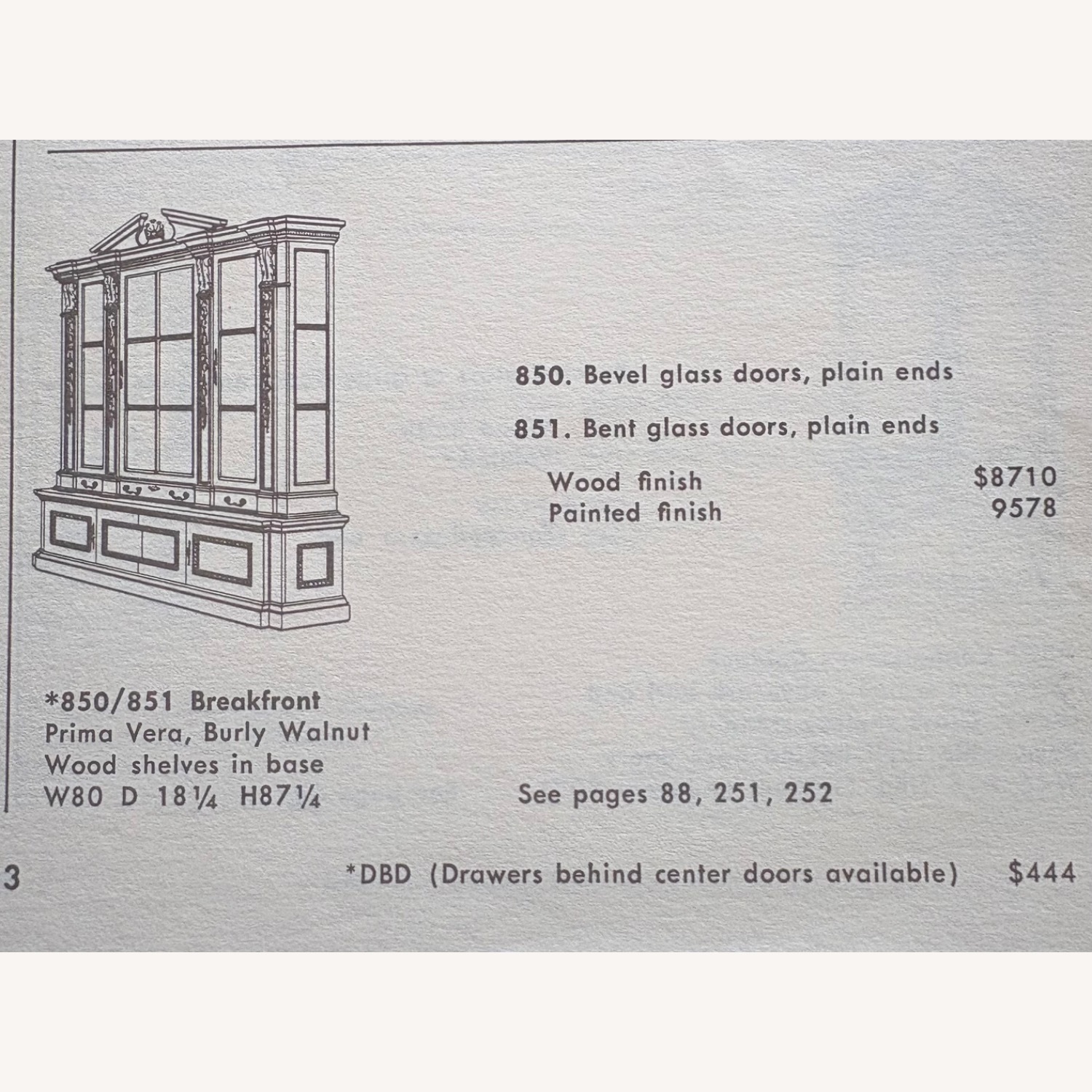 Krages Breakfront / China Cabinet - image-5