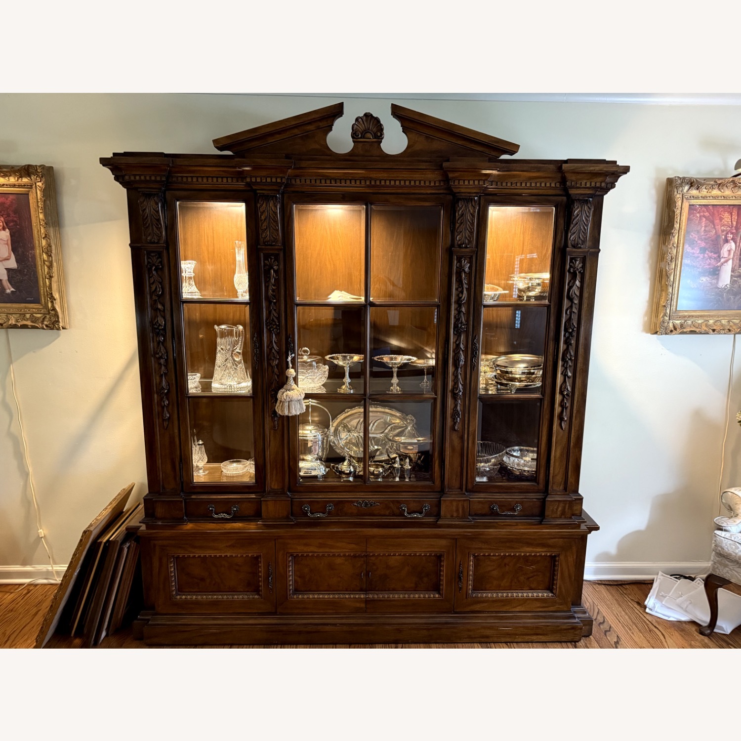 Krages Breakfront / China Cabinet - image-1