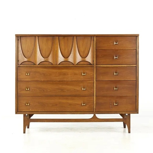 Used Broyhill Brasilia Magna Highboy Dresser for sale on AptDeco