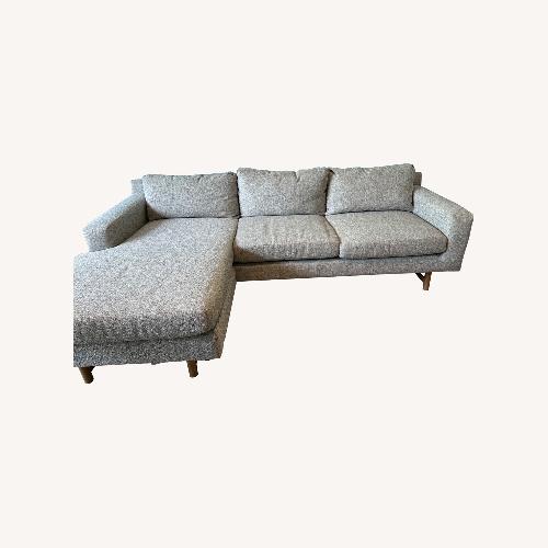 Used West Elm Eddy 2-Piece Reversible Sectional  for sale on AptDeco