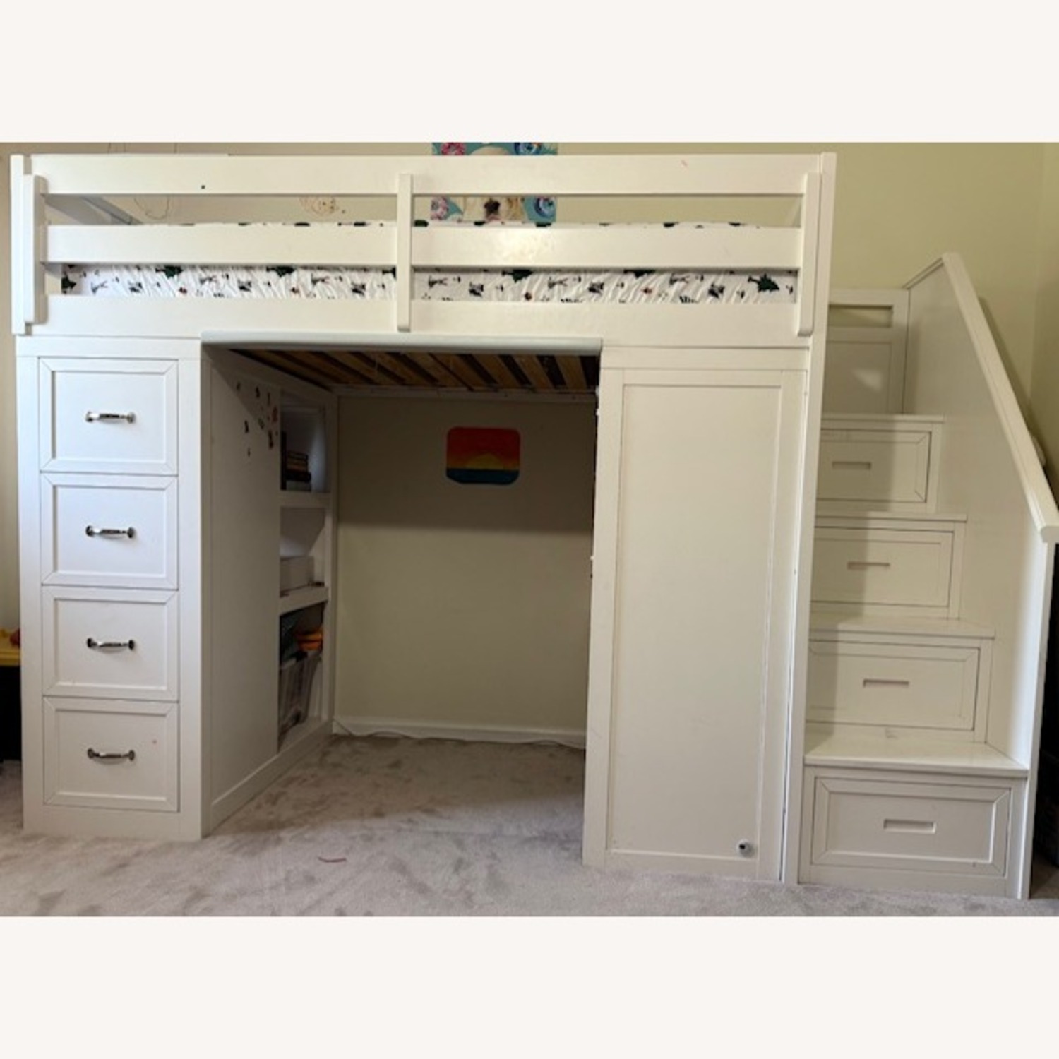 Bellanest Reversible Loft Bed W Stairs - image-1