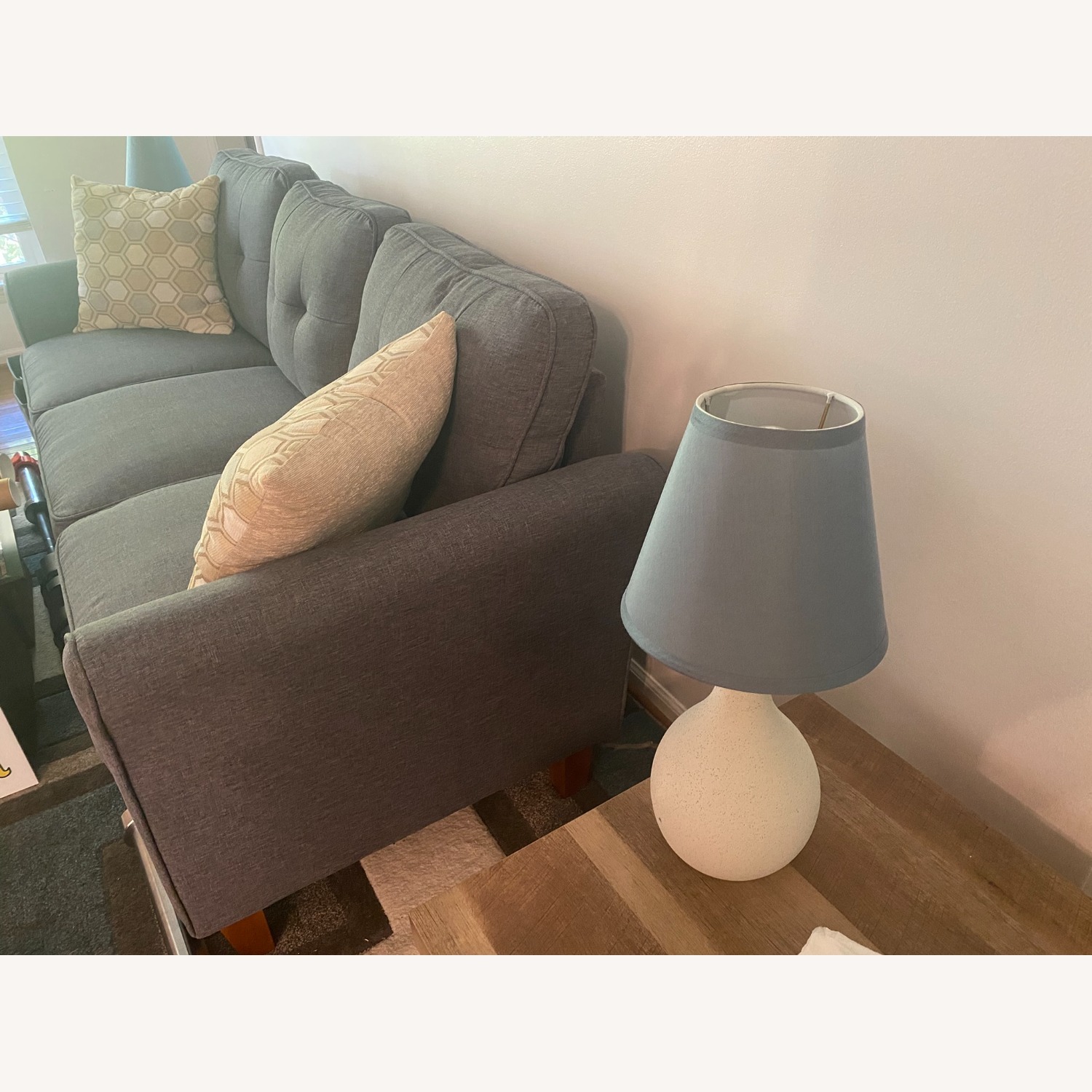 Wayfair Kouchouk 79" Blue Sofa - image-2