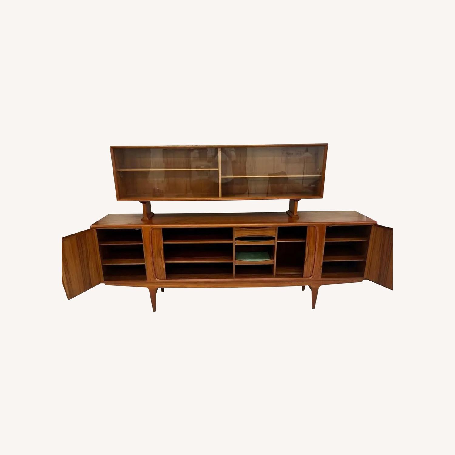 Johannes Andersen Danish Credenza + Hutch - image-0