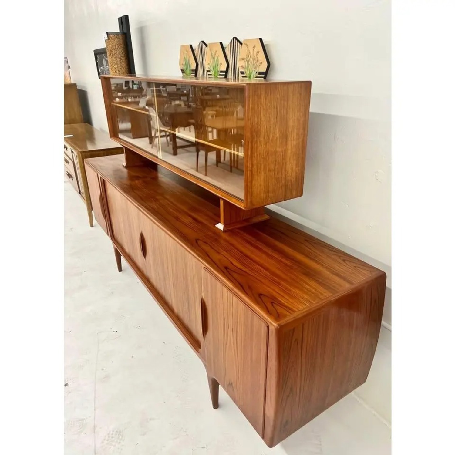 Johannes Andersen Danish Credenza + Hutch - image-2