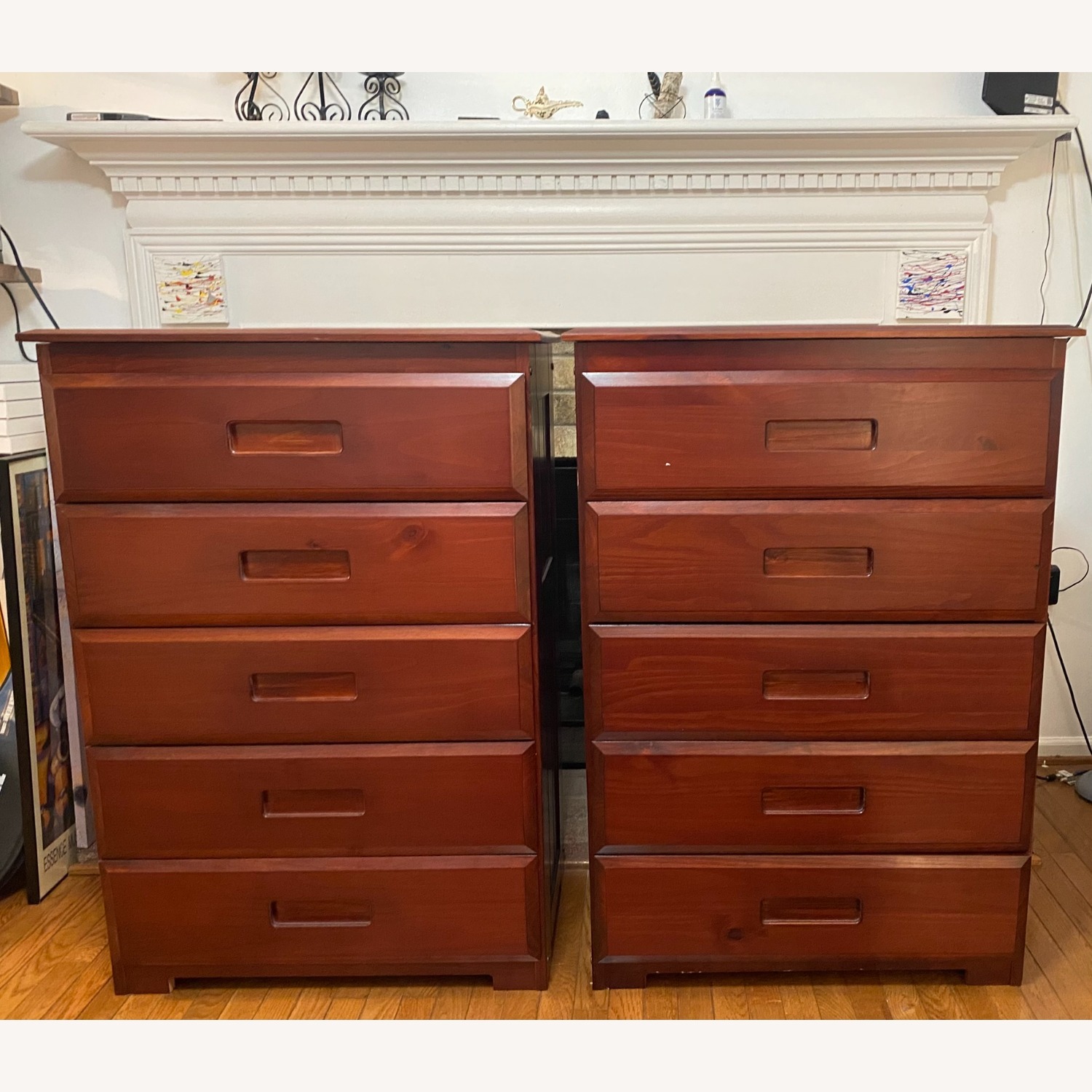 Cherry Wood 5-drawer Chest - image-1