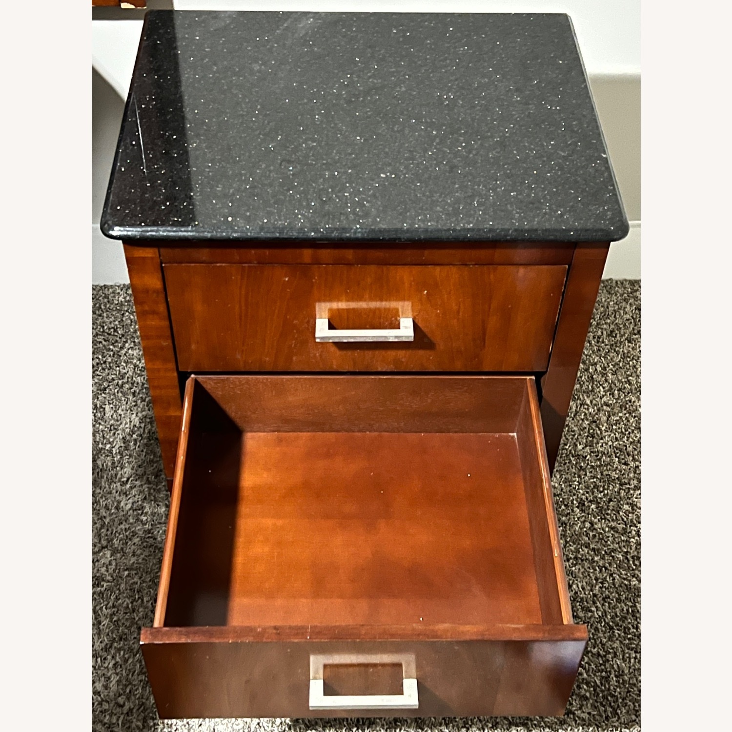 Marble Top Nightstand  - image-1