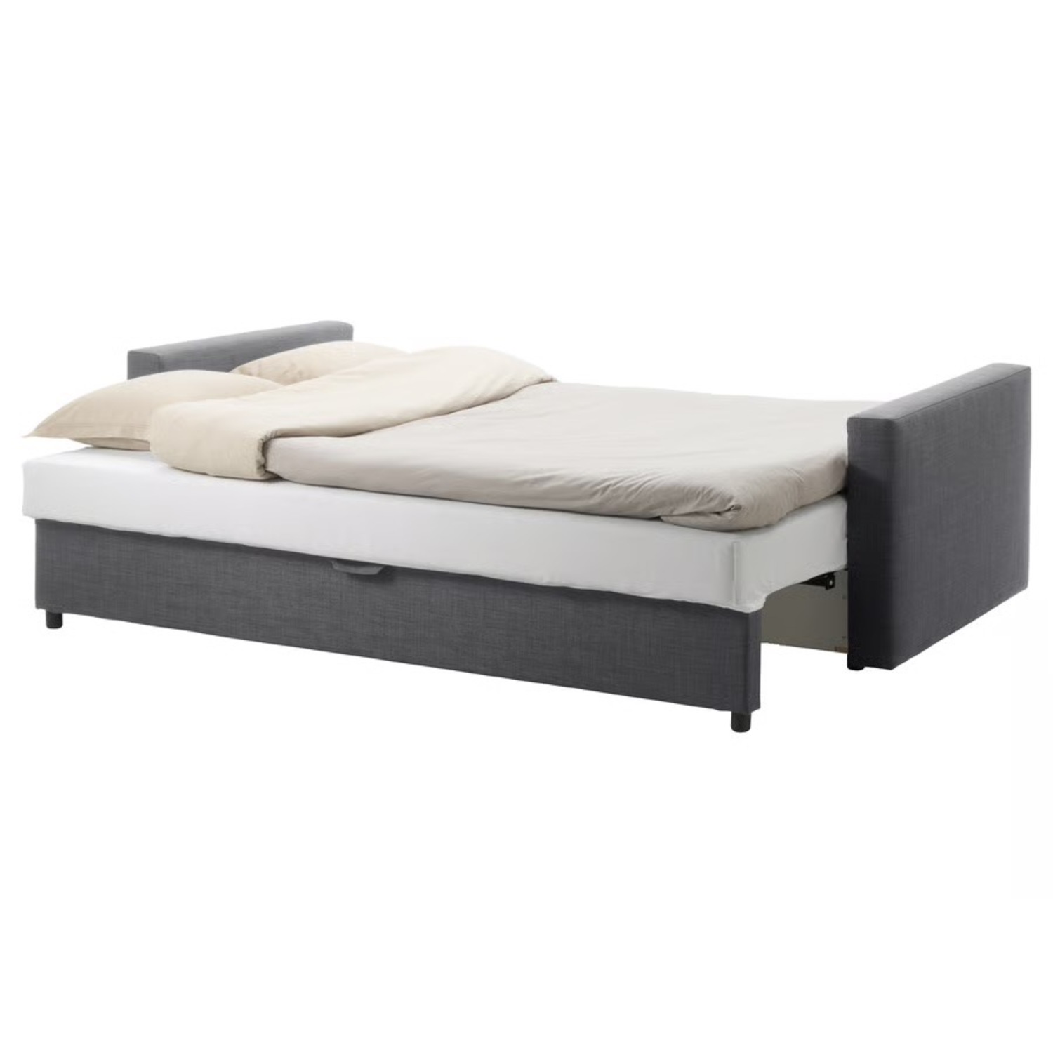 IKEA Friheten Sleeper Sofa Dark Gray - image-6