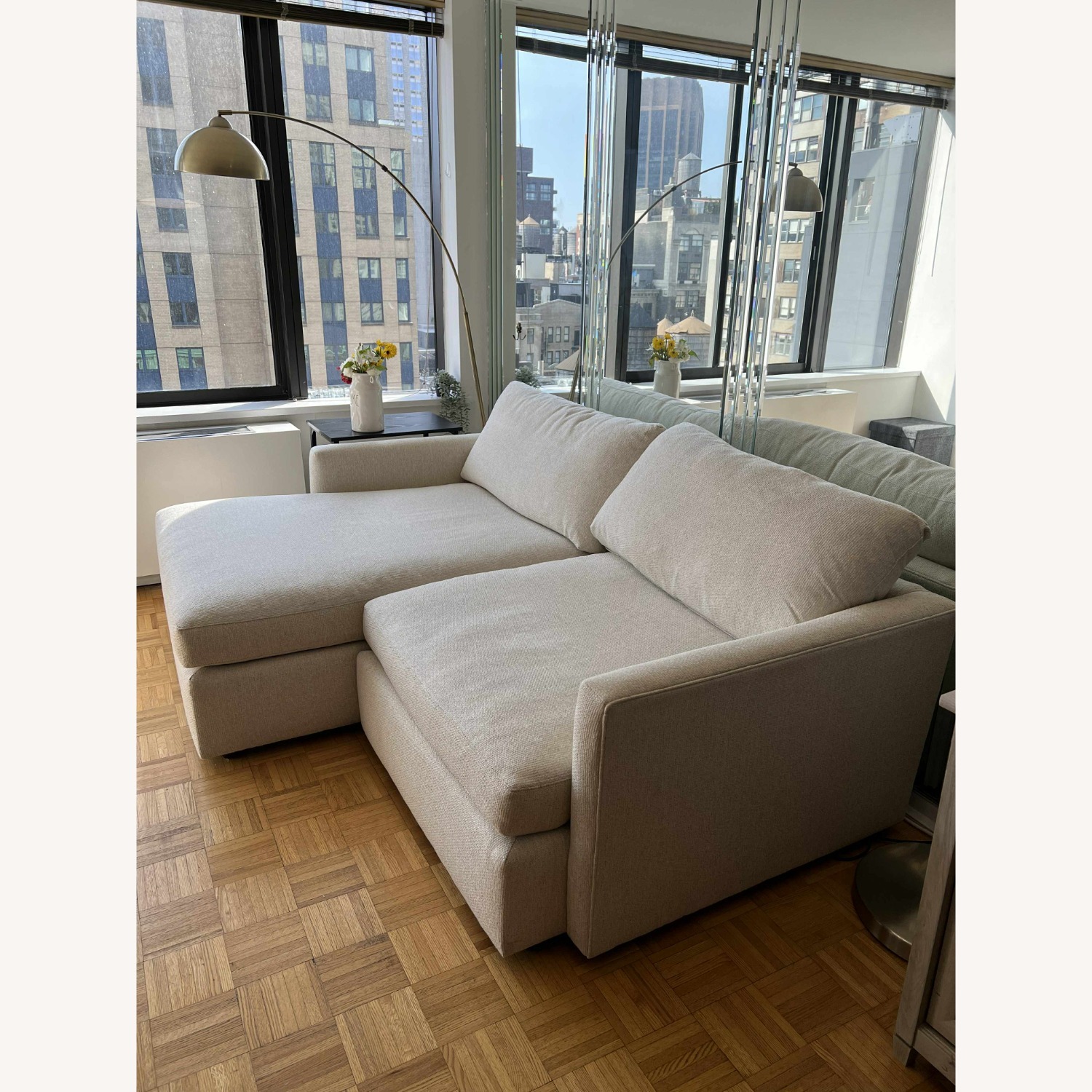 Crate & Barrel Lounge Deep 2-Piece Sectional - image-7