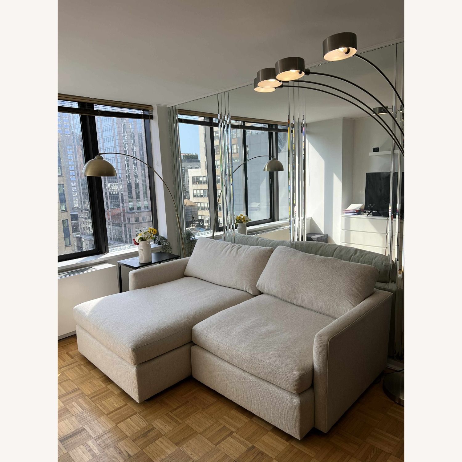 Crate & Barrel Lounge Deep 2-Piece Sectional - image-2