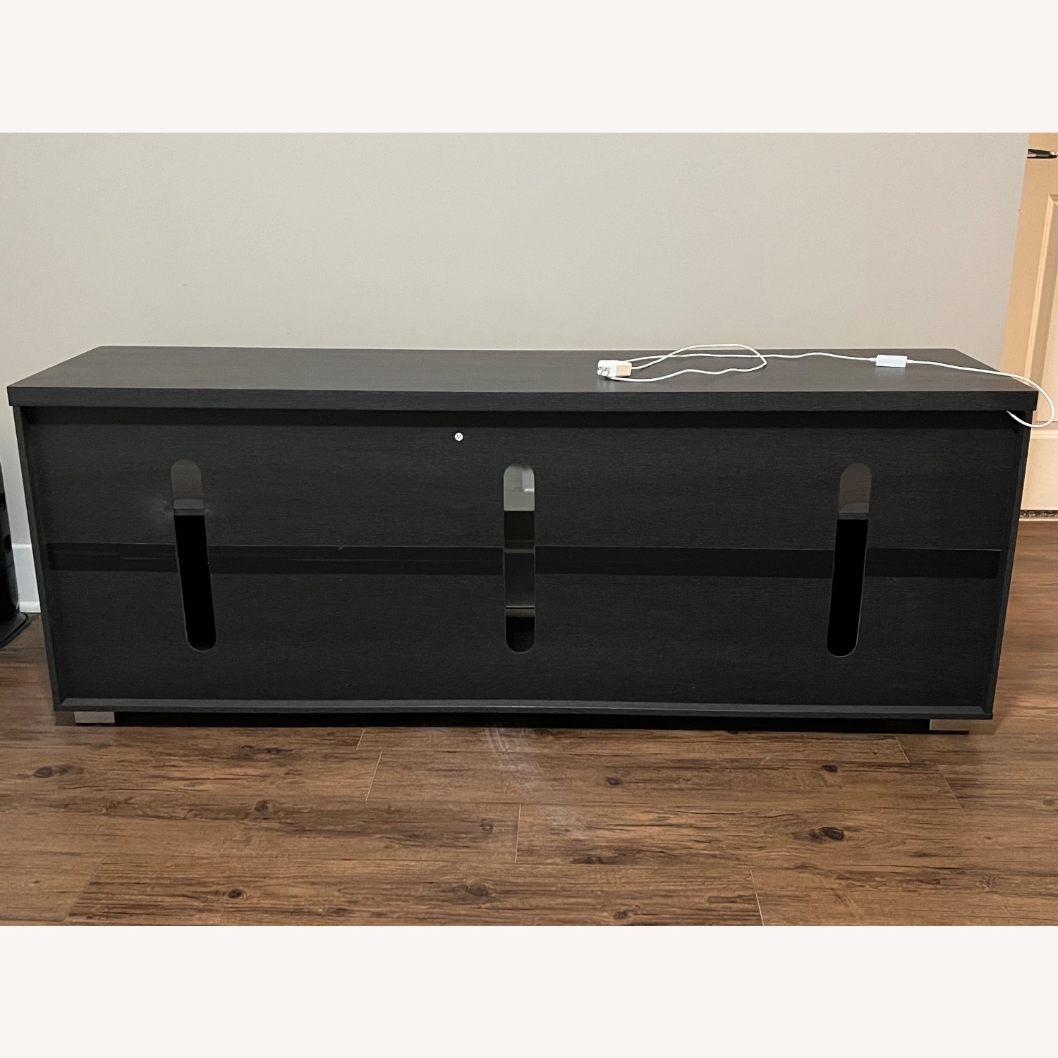 TV Console with LED Lights for TVs up to 70 inch - image-1