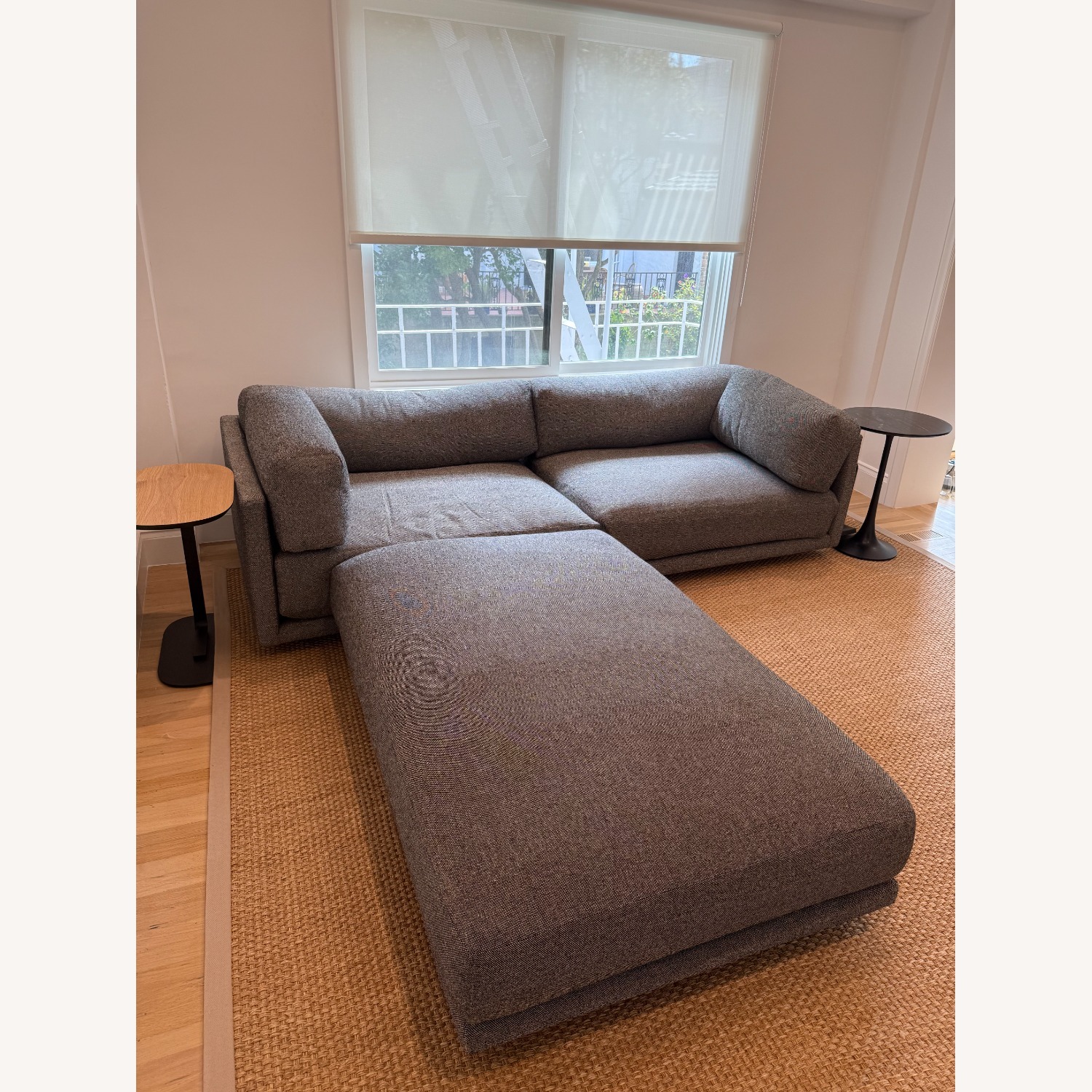 Blu Dot Sunday 102” Sofa + Large Ottoman - image-2