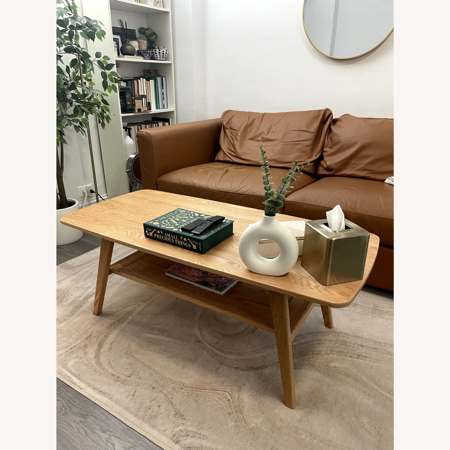 Wayfair Dulcio Coffee Table with Storage Shelf - image-3