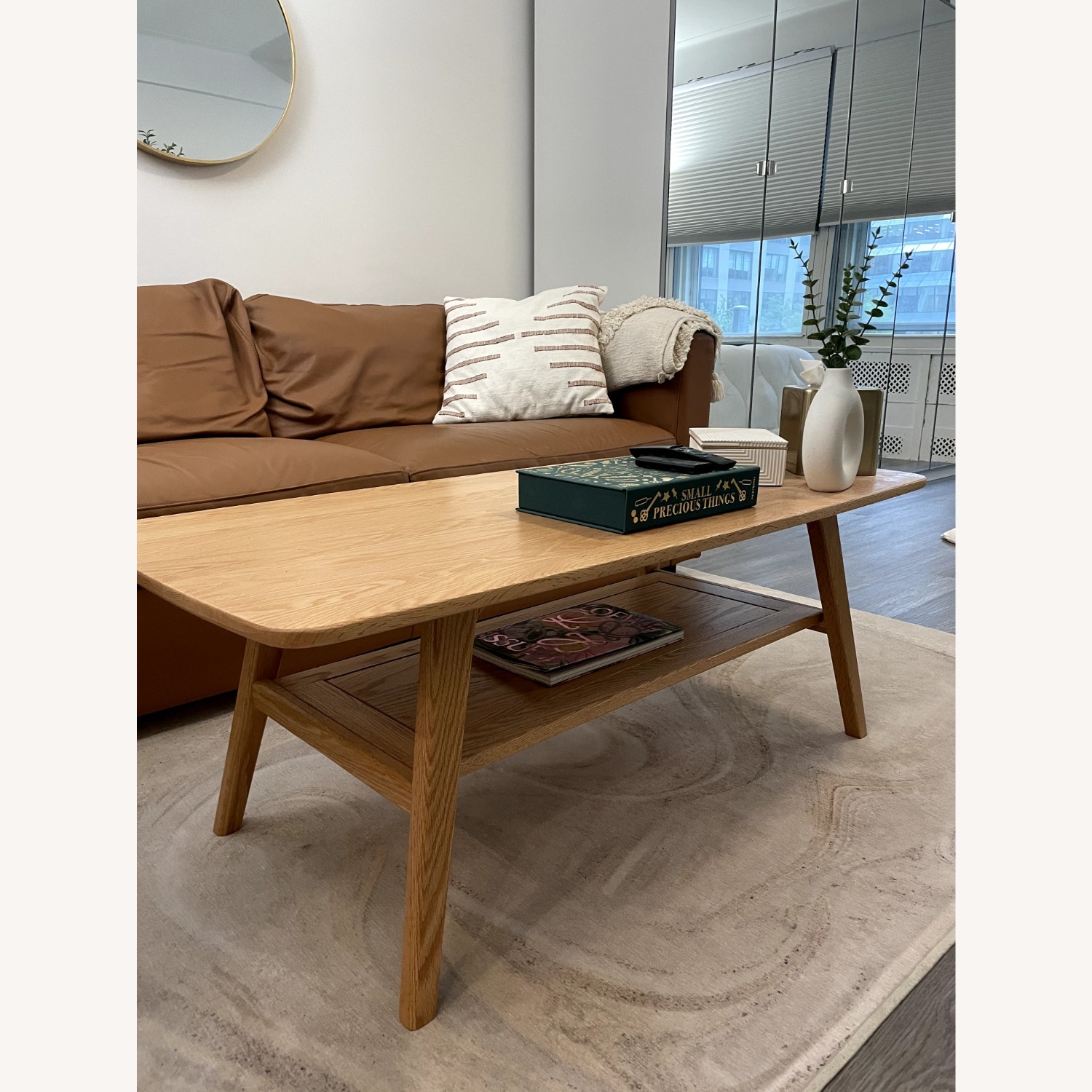 Wayfair Dulcio Coffee Table with Storage Shelf - image-2