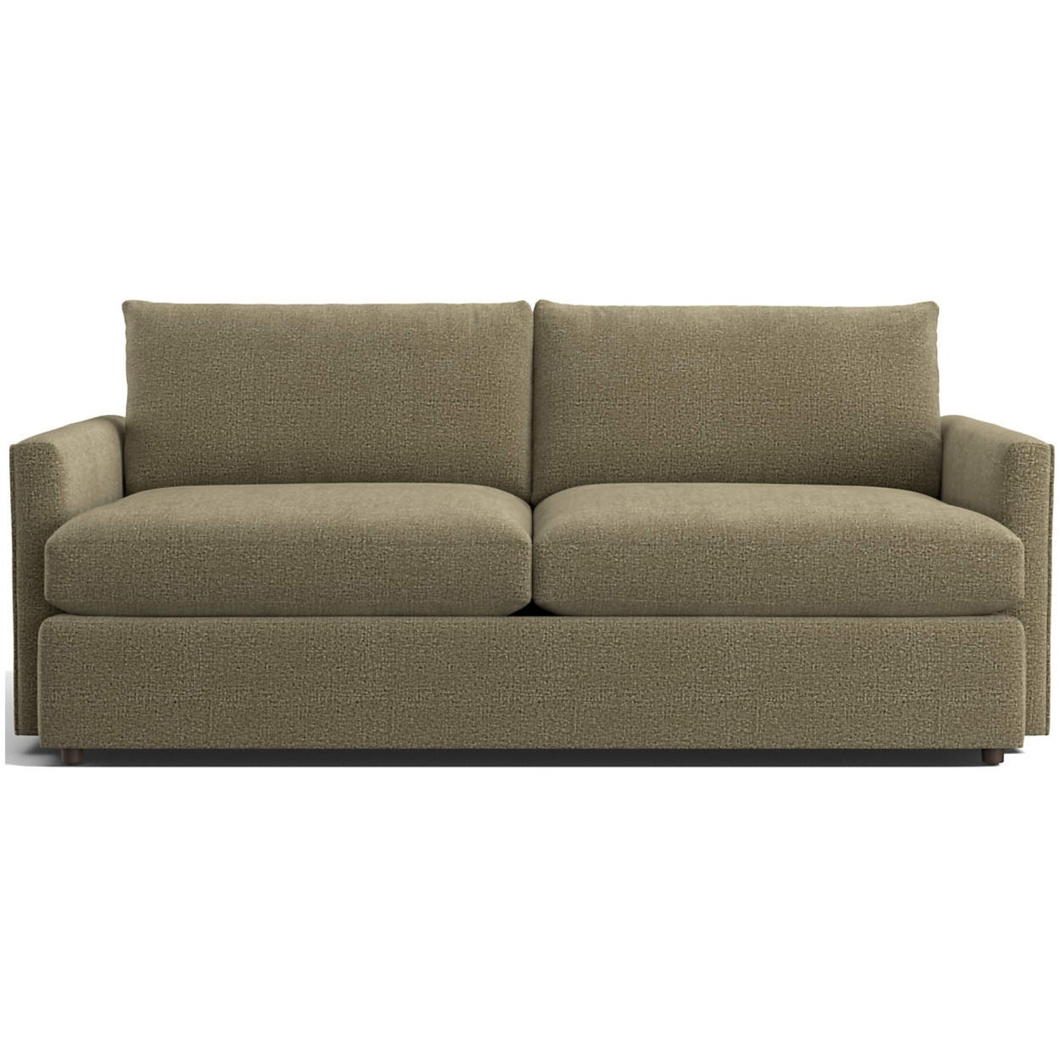 Crate and Barrel Lounge Sofa - Steel color - image-1