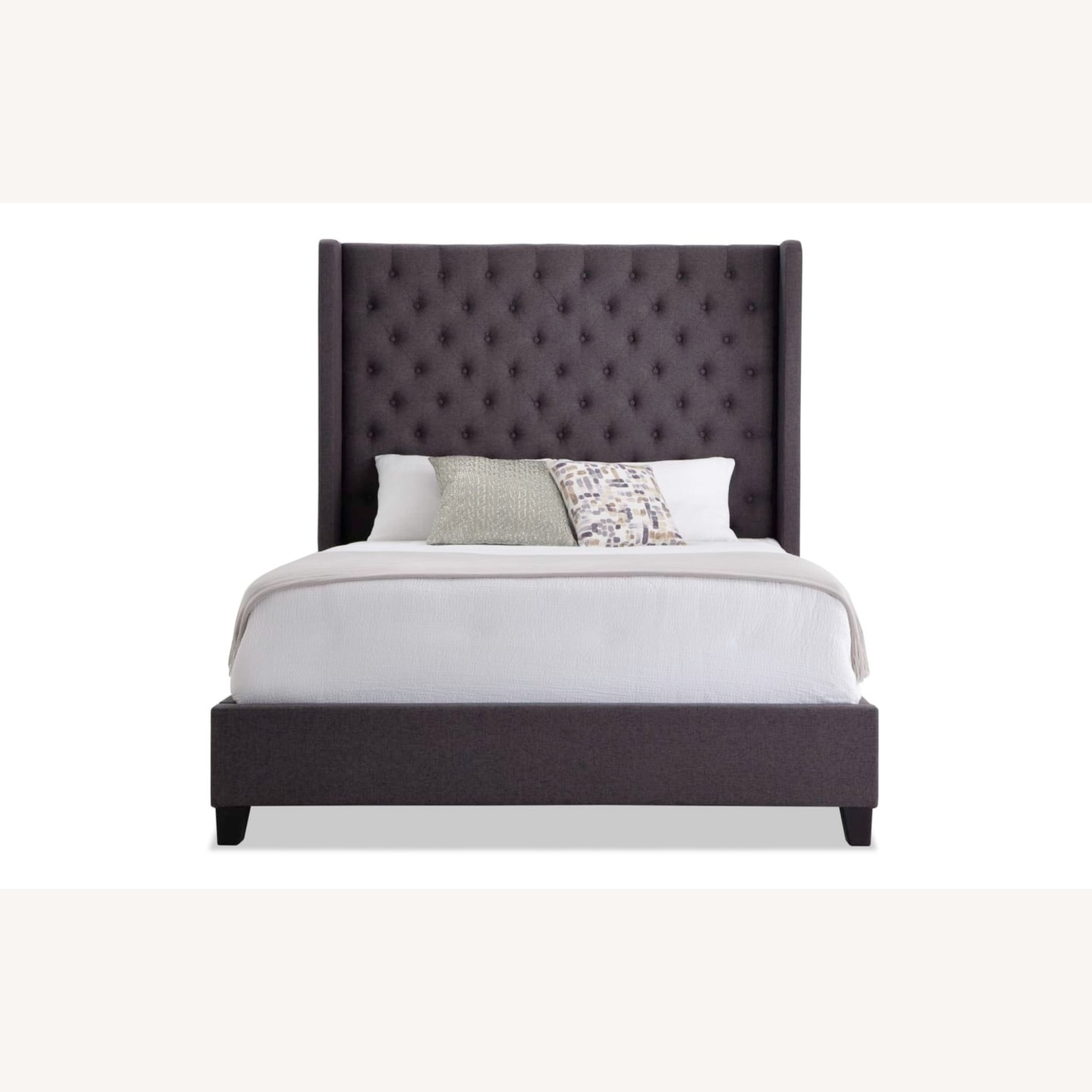 Bob’s Furniture Blue King Bedframe - image-5