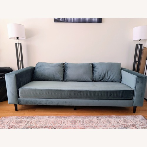 Used Sabai Essential Velvet Sofa for sale on AptDeco